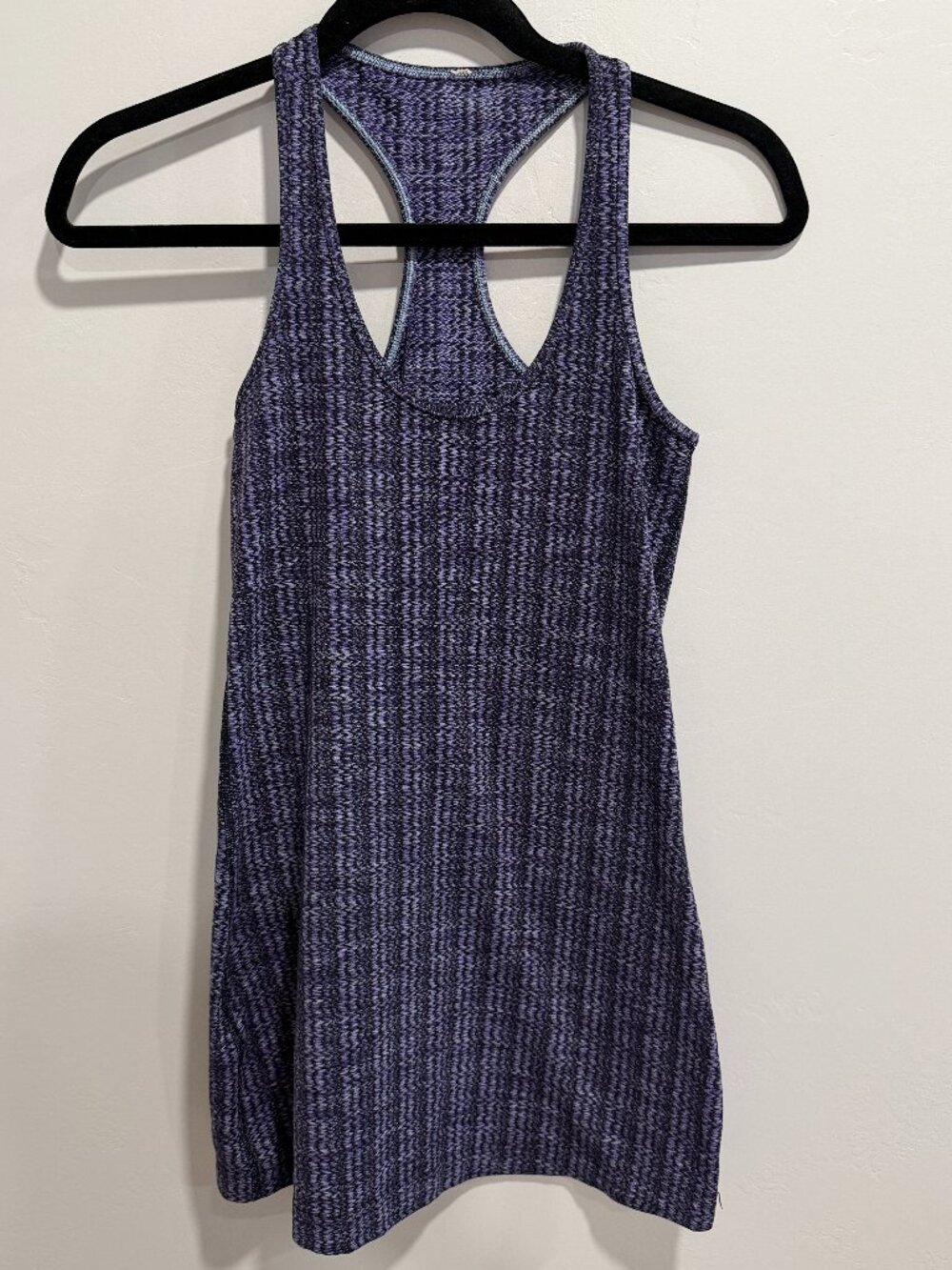 Lululemon Racerback Athletic Tank Top Purple Space Dye Women’s Size 2/4-Long